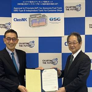 ClassNK Greenlights Ammonia Fuel Tank Design for GSC’s Containerships