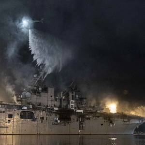 US Navy Withholding Court Records in High-profile Ship Fire Case