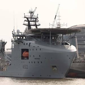 Converted OSV Enters Service in the UK as an Underwater Surveillance Ship