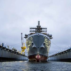HII Launches Amphibious Transport Dock Richard M. McCool Jr. (LPD 29)