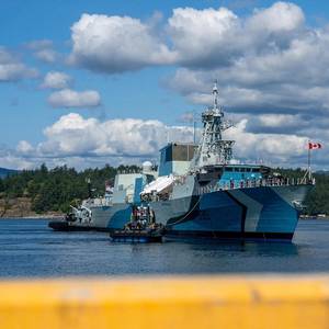 Seaspan Returns HMCS Calgary to Royal Canadian Navy After Docking Work Period