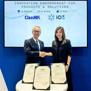 ClassNK Endorses Three Solutions Developed by iO3