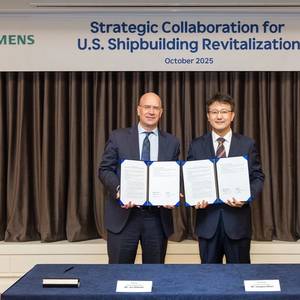 HD Hyundai and Siemens Partner on US Shipbuilding Technology