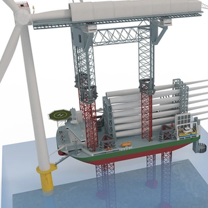 Jack-Up Platform Enables All-Weather Nacelle Maintenance