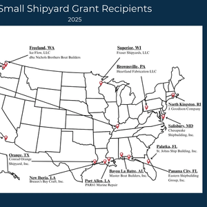 Small Shipyard Grant Recipients Announced