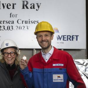Meyer Werft Lays Keel for Second Silversea Fuel Cell Cruise Ship