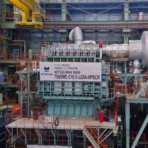 MITSUI E&S Commences Full-Scale Ammonia Two-Stroke Testing