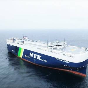 NYK Takes Delivery of Fifth LNG-Fueled Car Carrier