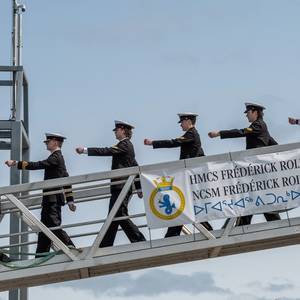 Canadian Navy Commissions AOPV HMCS Frédérick Rolette