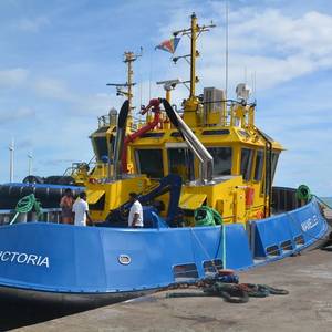 Sanmar Delivers Compact Harbor Tug to Seychelles Ports Authority