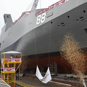 Singapore’s First-of-Class Multi-Role Combat Vessel Launched