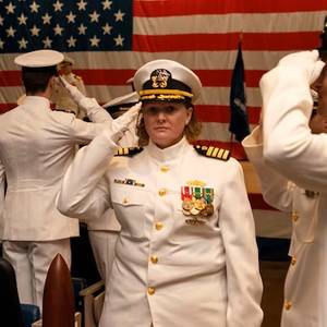 US Naval Construction Group 2 Welcomes Its First Woman Commander