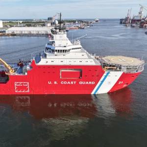 Icebreaker Storis Departs on Maiden Voyage