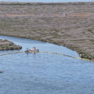Clean-Up of Louisiana Oil Spill Underway