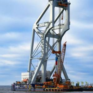 Van Oord’s Heavy Lift Vessel Installs First Monopile at Polish OW Farm