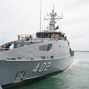 Australia Gifts Newbuild Patrol Boat to Papua New Guinea