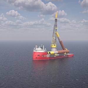 Ulstein Says Its U-STERN to Offer a Safer, Smarter Installation of Large Offshore Wind Monopiles
