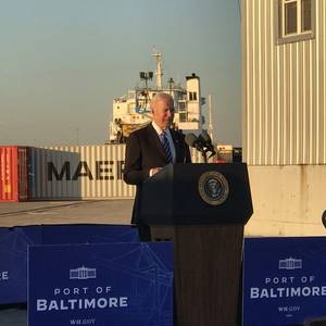 Biden Visits Port of Baltimore
