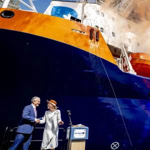 Van Oord Christens World's Largest and Most Sustainable Offshore Wind Installation Vessel