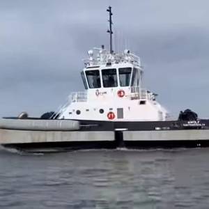 Crowley's All-electric Tug eWolf Starts Sea Trials