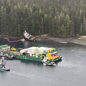 Grounded Tug Spills Diesel in Alaska