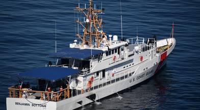 The Coast Guard Cutter Benjamin Bottoms is a Fast