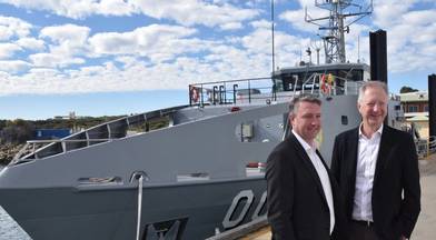 Patrick Gregg (Left) and David Singleton standing