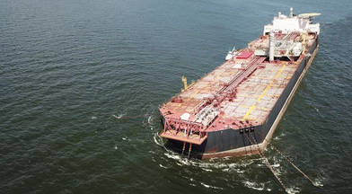The FSO Nabarima listing in the Gulf of Paria on O