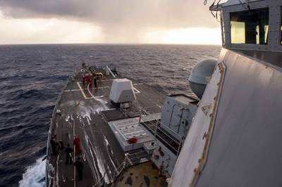 Arleigh Burke-class guided-missile destroyer USS William P. Lawrence (DDG 110) (Photo: Caledon Rabbipal / U.S. Navy)