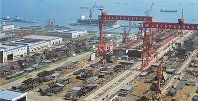 Shanghai Waigaoqiao Shipbuilding: Photo courtesy SWS 