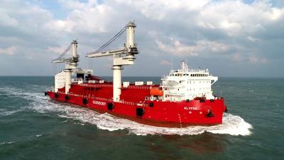 21,500-DWT transshipment bulker Alypso (Photo: ABB)