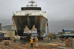 134-feet multi-mission, survey catamaran for Lafayette, Louisiana-based, C&C Technologies.
