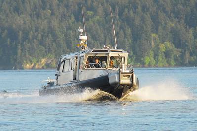 31’ RIB salvage and towing vessel