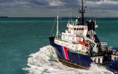 A bourbon offshore support vessel underway (CREDIT: Bourbon)