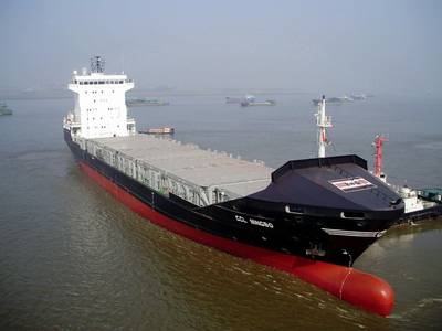 A Centrans Bulk Carrier: Photo credit Centrans Ocean Shipping