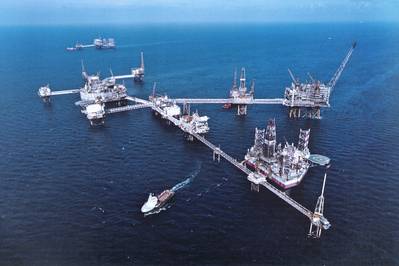 A ConocoPhillips superstructure in the Ekofisk field (Photo: Bolidt).