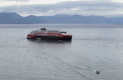 A Hurtigruten ship (File Photo: Hurtigruten)