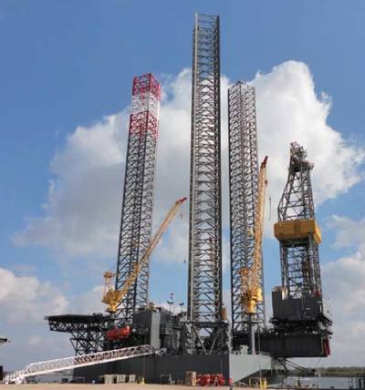 A Keppel Jackup-rig: Photo courtesy of Keppel Fels