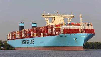A Maersk Container Ship - Credit: Maersk