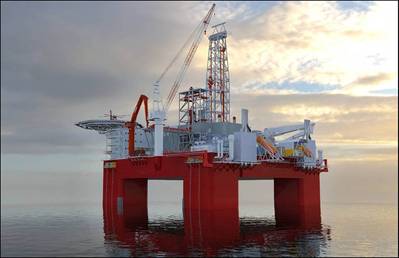 A prototype of a Cat B rig installation (Photo: Statoil).