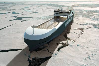 A rendering of the new RoRo vessel (Image: Wallenius SOL)