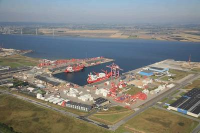 Aalborg Østhavnen/Grønlandshavnen: Photo courtesy of the port