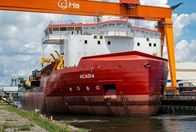 Acadia subsea rock installation vessel (Credit: Great Lakes & Dock Corporation)