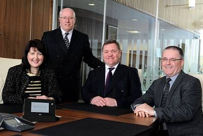 ACE Winches board of management from left:  - Valerie Cheyne - Chief Compliance Officer, Sam Morrison - Chief Financial Officer,  Alfie Cheyne - Chief Executive Officer, Graham Thomson - Chief Operations Officer. (Photo: ACE Winches)