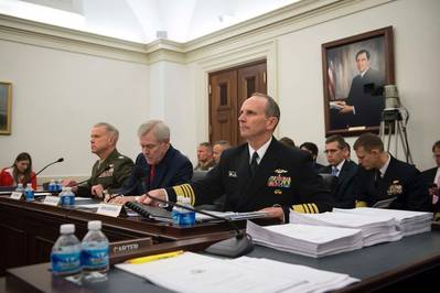 ADM Greenert at the Hearing: USN Photo