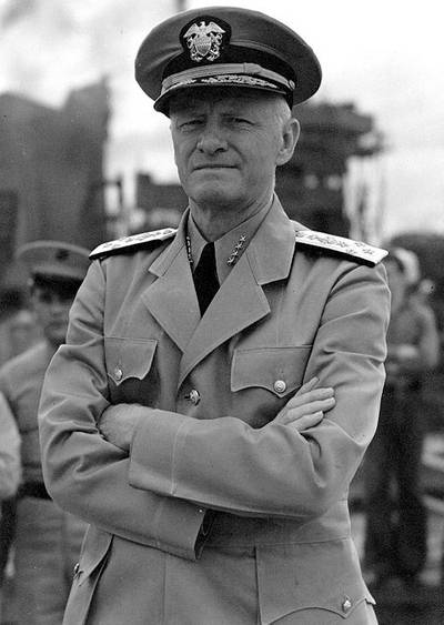 Admiral Chester W. Nimitz (Official U.S. Navy Photograph, National Archives)