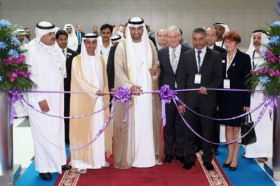 ADPC Chairman opens expo.: Photo courtesy of Seatrade