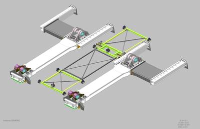 A-Frame Template for Submarine Rescue.