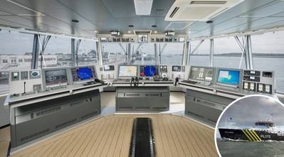 Alphaline design concept for new pilot vessel wheelhouse.