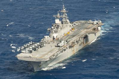 Amphibious assault ship USS Wasp (LHD 1) (File photo: Taylor King / U.S. Navy)